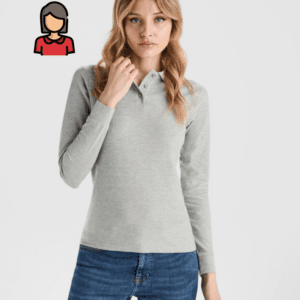 POLOS MANGA LARGA estrella woman